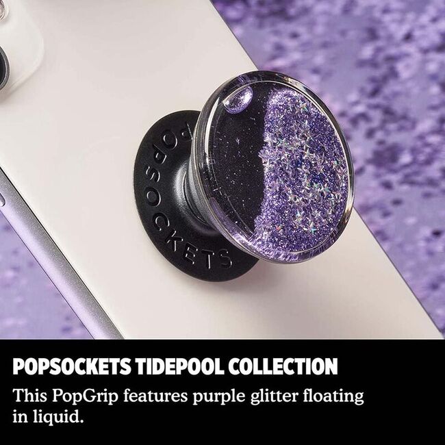 Popsockets original, suport cu diverse functii - tidepool galaxy purple
