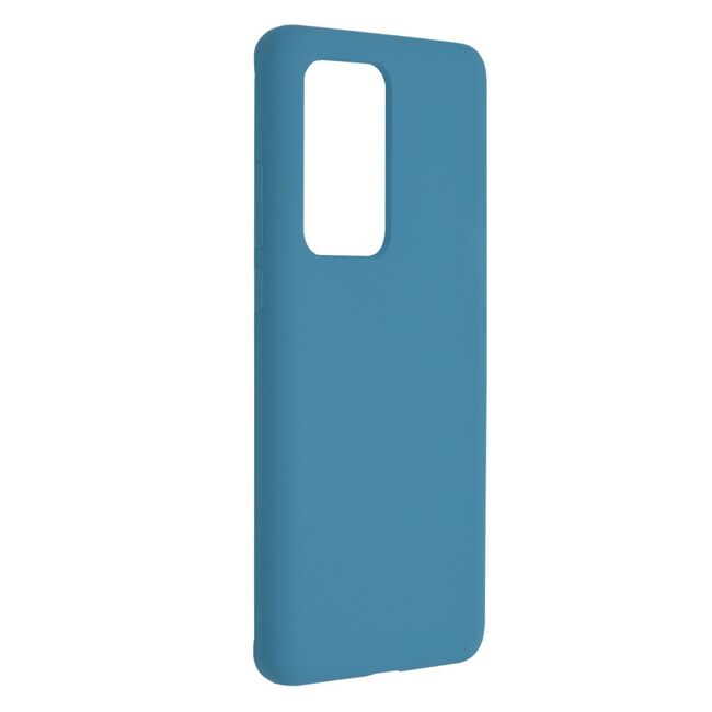 Husa huawei p40 pro din silicon moale, techsuit soft edge - denim blue