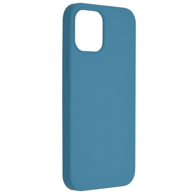 Husa iphone 12 / 12 pro din silicon moale, techsuit soft edge - denim blue
