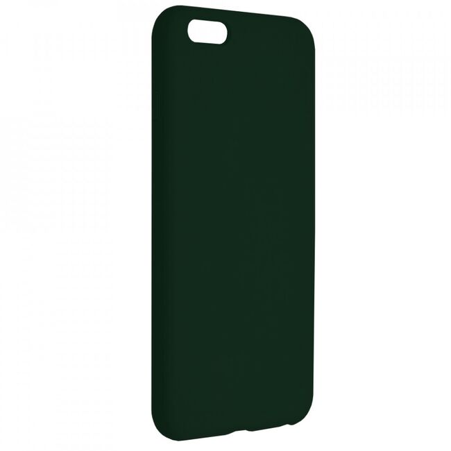 Husa iphone 6 plus din silicon moale, techsuit soft edge - dark green