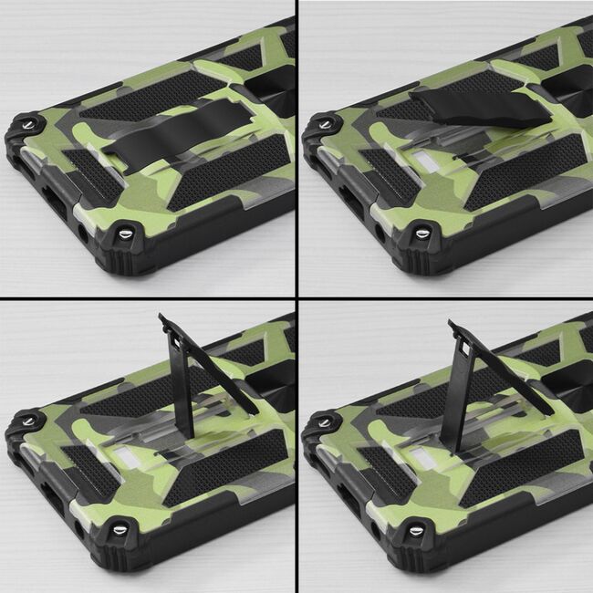 Husa samsung galaxy a73 5g, blazor series, techsuit - camo lime