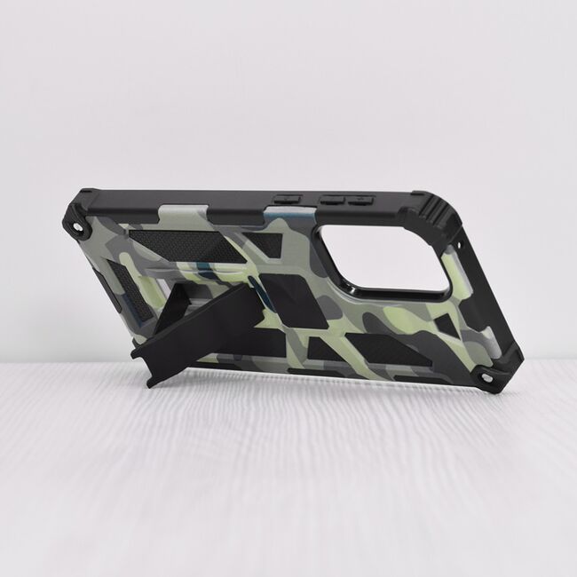 Husa samsung galaxy a73 5g, blazor series, techsuit - camo lime