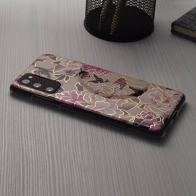 Husa samsung galaxy s22 ultra marble series, techsuit - mary berry nude