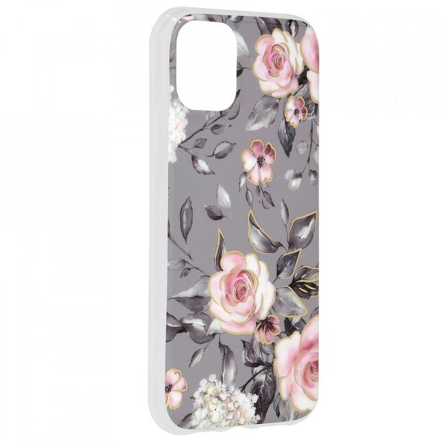 Husa iPhone 11 Techsuit Marble, Bloom of Ruth Gray
