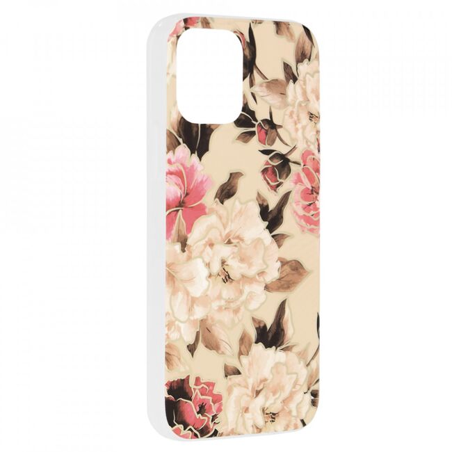 Husa iphone 12 marble series, techsuit - mary berry nude