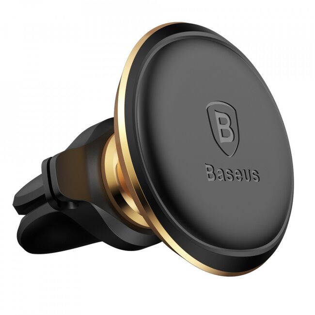 Suport telefon auto grila ventilatie Baseus, auriu, SUGX-A0V