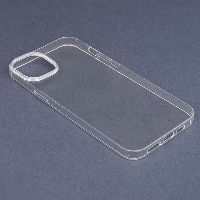 Husa iphone 14, din silicon tpu slim, techsuit - transparent
