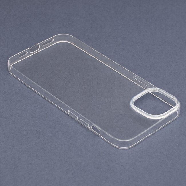 Husa iphone 14 pro, din silicon tpu slim, techsuit - transparent