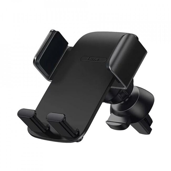 Suport telefon auto ventilatie, bord Baseus, negru, SUYK010001