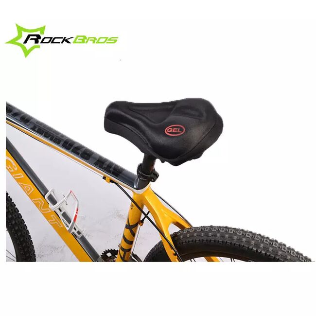 Husa sa bicicleta cu gel RockBros, negru, ZDT1002V