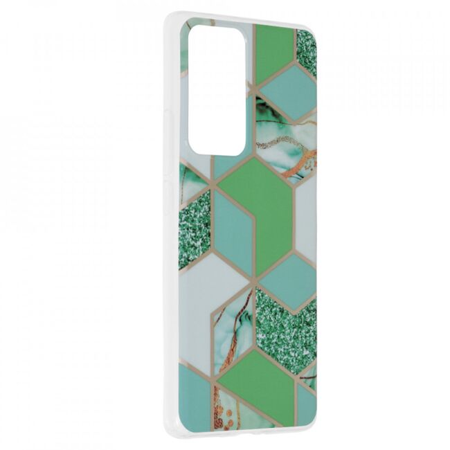 Husa xiaomi 12 pro marble series, techsuit - green hex