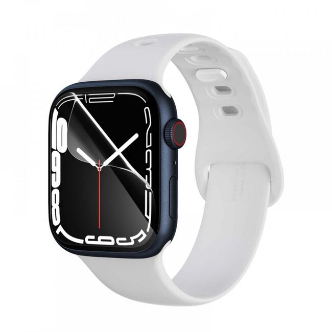 [Pachet 3x] Folie Apple Watch 4 / 5 / 6 / SE / 7 / 8 (44mm / 45mm) Spigen Neo Flex - Clear