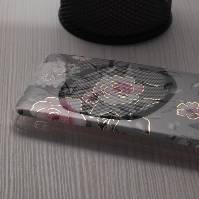 Husa xiaomi redmi note 11 / note 11s marble series, techsuit - bloom of ruth gray
