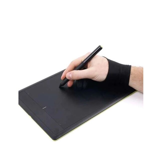 Manusa tableta grafica, cu doua degete, izolatie antistatica, Marimea M, negru