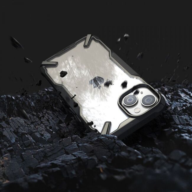 Husa iphone 14 plus ringke fusion x - negru