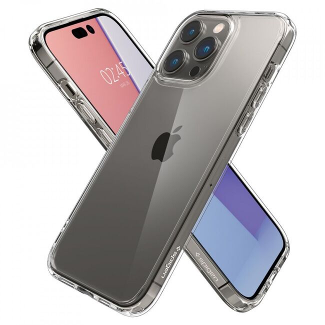 Husa iphone 14 pro max spigen ultra hybrid - clear
