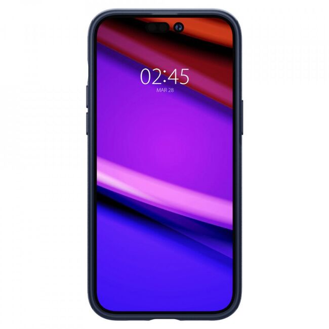 Husa iphone 14 pro spigen mag armor - navy blue