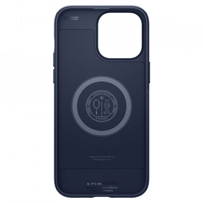 Husa iphone 14 pro spigen mag armor - navy blue
