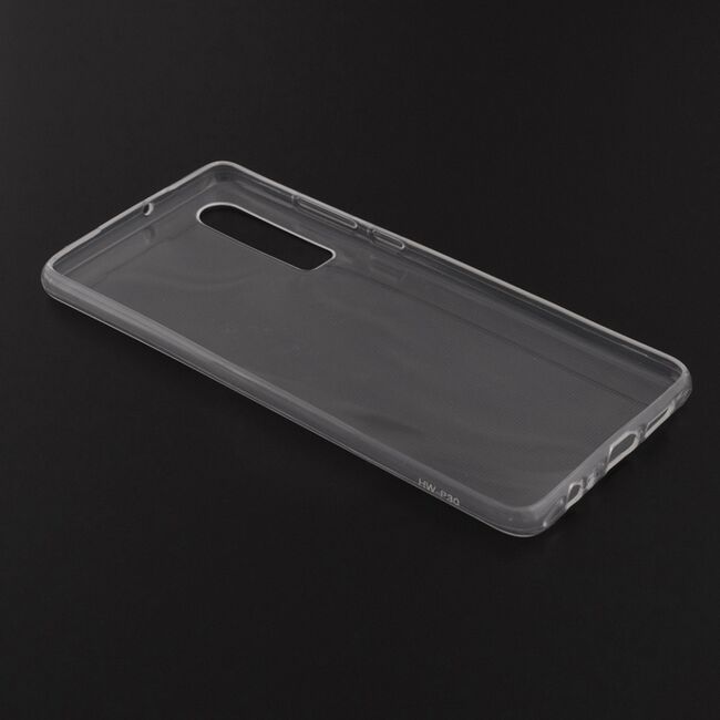 Husa huawei p30, din silicon tpu slim, techsuit - transparent
