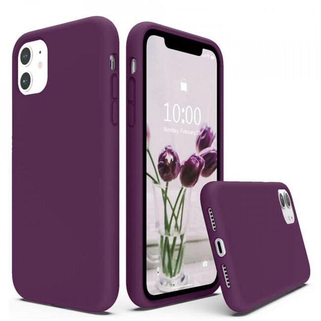 Husa huawei p30 pro din silicon moale, techsuit soft edge - plum violet