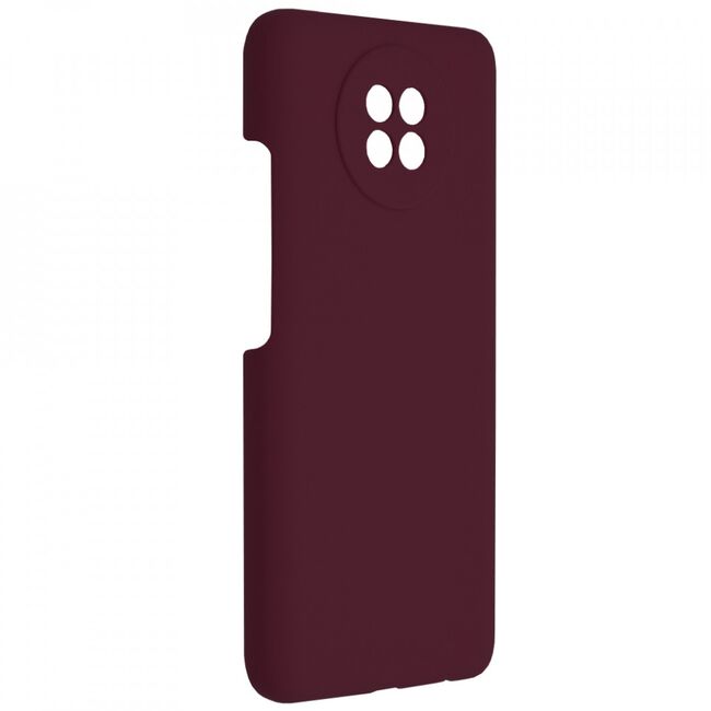 Husa xiaomi redmi note 9t din silicon moale, techsuit soft edge - plum violet
