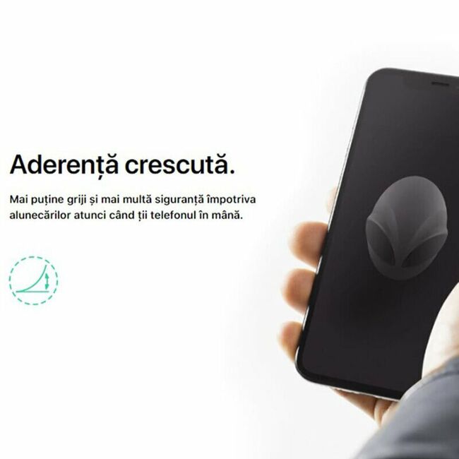 Folie samsung galaxy a52 5g, regenerabila + case friendly, alien surface - transparent