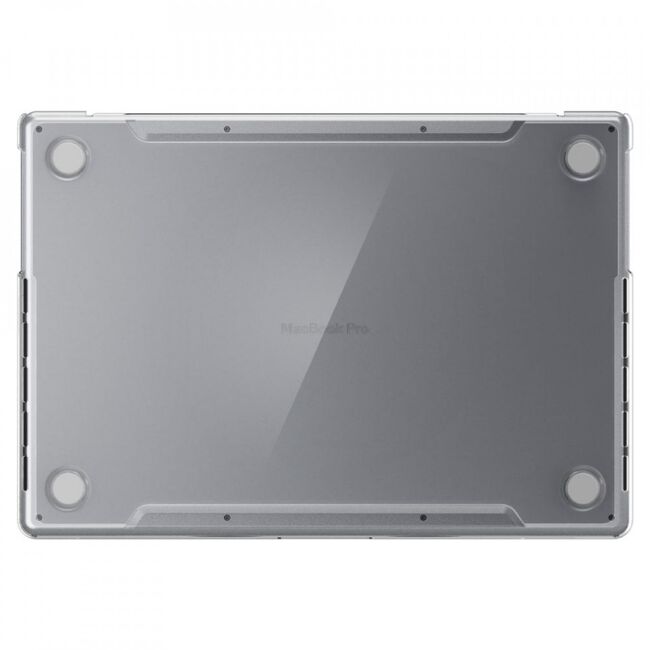 Husa laptop macbook pro 14 (2021 / 2022), spigen thin fit - crystal clear