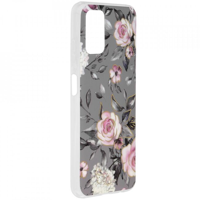 Husa samsung galaxy a03s marble series, techsuit - bloom of ruth gray