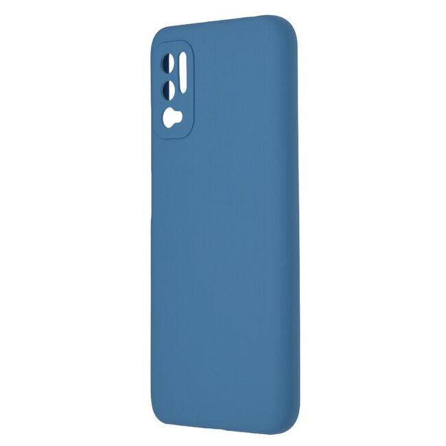 Husa xiaomi redmi note 10 5g din silicon moale, techsuit soft edge - denim blue