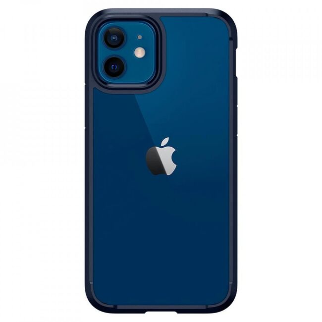 Husa iphone 12 / 12 pro, ultra hybrid spigen - blue