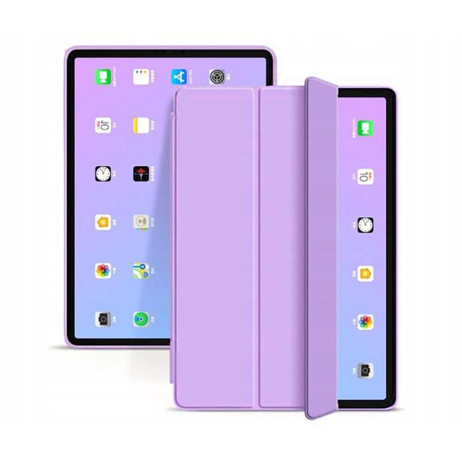 Husa iPad Air 4, iPad Air 5 10.9 cu functie wake-up/sleep si suport pentru Apple Pen, Violet