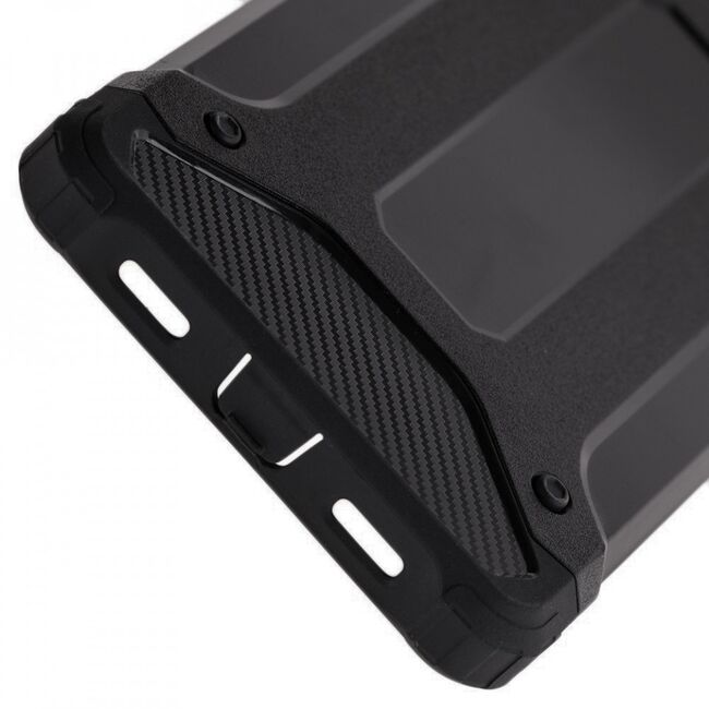Husa huawei p8 lite din plastic dur, techsuit hybrid armor - negru