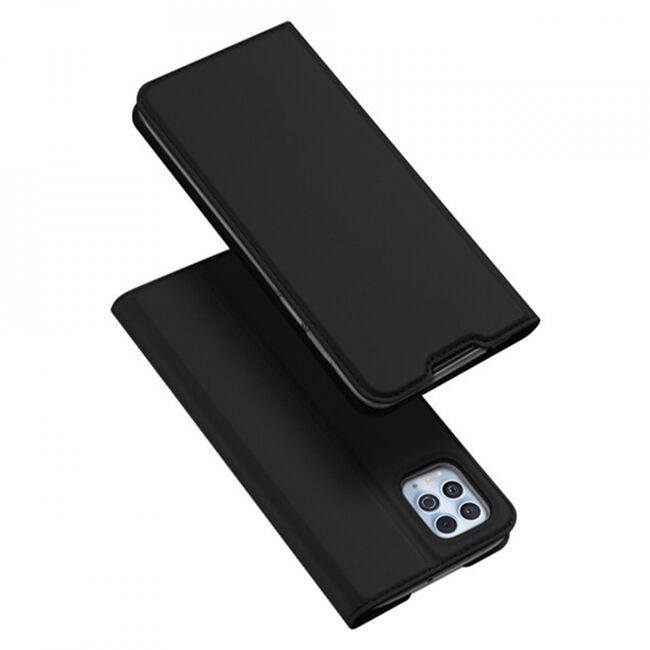Husa motorola moto edge s / moto g100 tip carte, skin pro dux ducis - negru