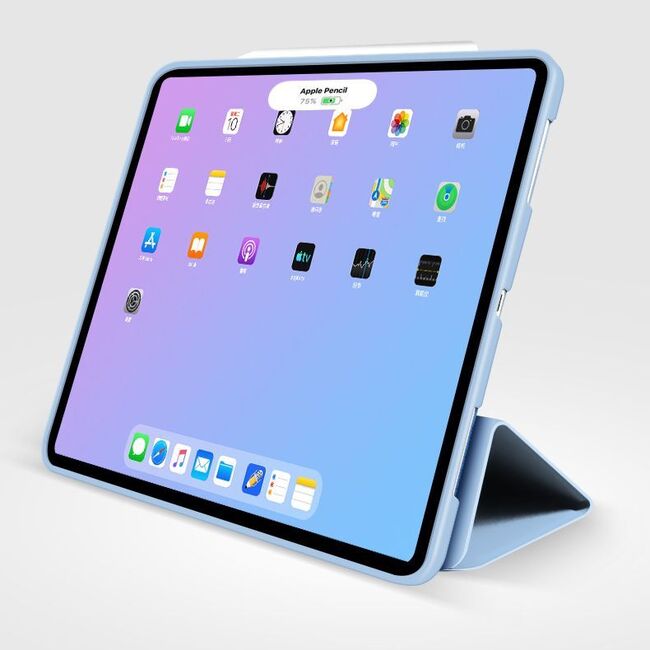 Husa iPad Air 4, iPad Air 5 10.9 cu functie wake-up/sleep si suport pentru Apple Pen, Violet