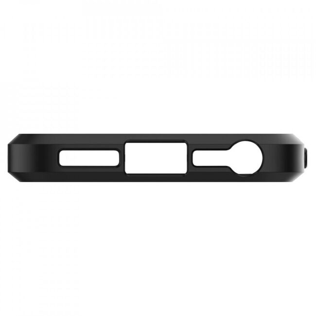 Bumper iphone 5 / 5s / se, rugged armor spigen - negru