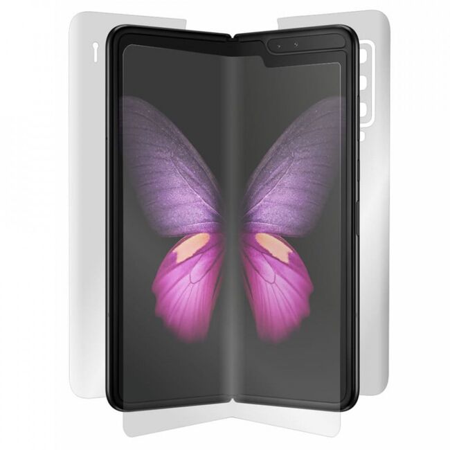 Folie 360° samsung galaxy fold [ecran+margini+spate] alien surface - transparent