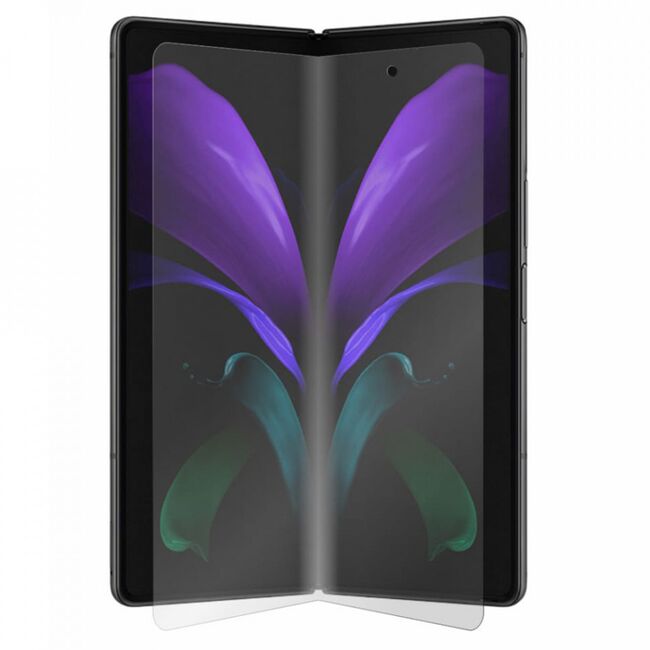 Folie 360° samsung galaxy fold 2 5g [ecran+margini+spate] alien surface - transparent