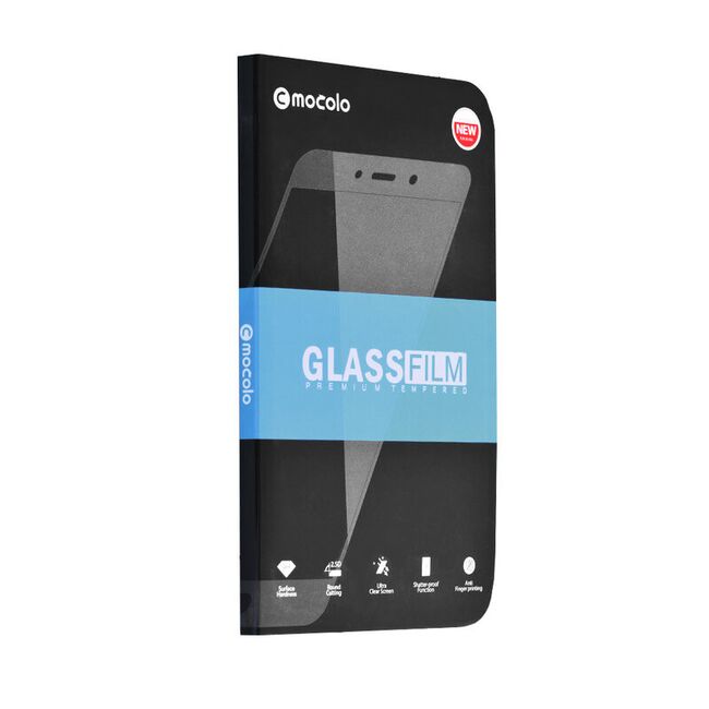 Folie de sticla samsung galaxy a40, 3d full glue mocolo - negru