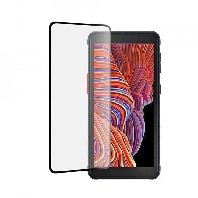 Folie de sticla samsung galaxy xcover 5, 3d full glue mocolo - negru