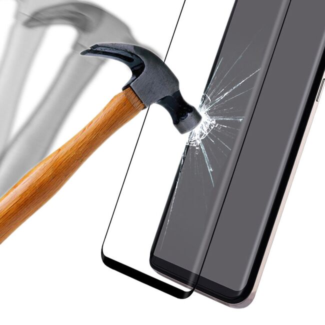Folie de sticla samsung galaxy xcover 5, 3d full glue mocolo - negru