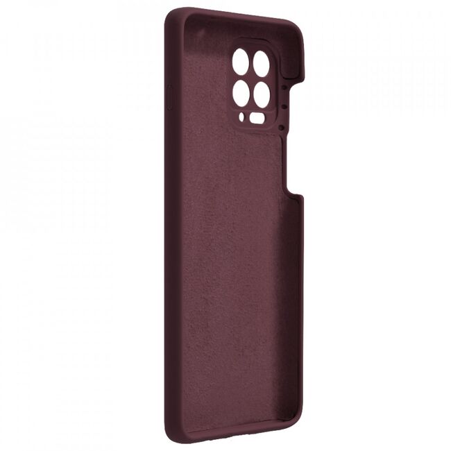 Husa motorola moto g100 / edge s din silicon moale, techsuit soft edge - plum violet