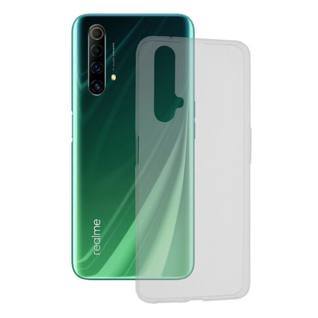 Husa realme x50 5g, din silicon tpu slim, techsuit - transparent