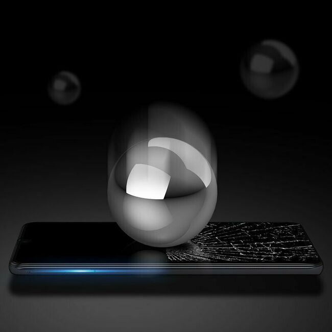 Folie nokia c21 plus din sticla securizata, dux ducis - negru