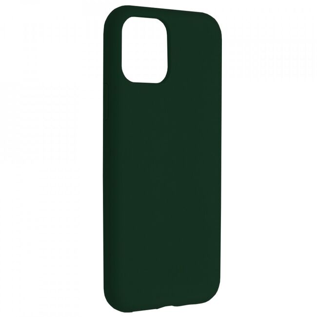 Husa iphone 11 pro din silicon moale, techsuit soft edge - dark green
