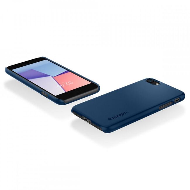 Husa iphone 7 / 8 / se 2 / se 2020 / se 2022 thin fit spigen - negru