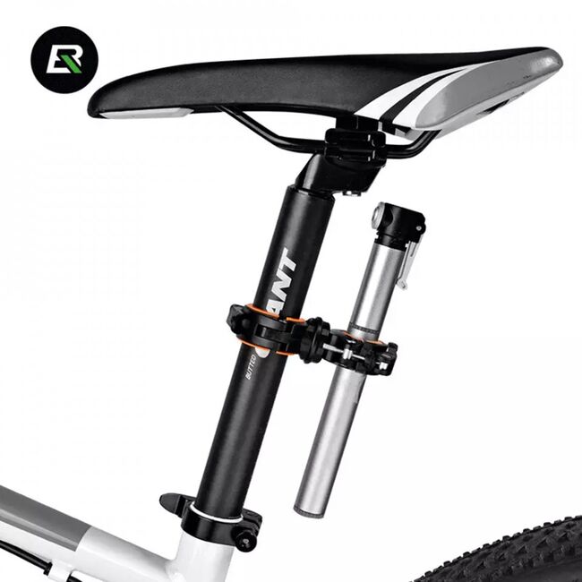 Suport lanterna bicicleta RockBros, portocaliu-negru, DJ1001-BK