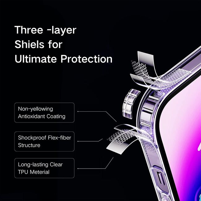 Pachet 360: Folie din sticla + Husa pentru Huawei Nova Y90 Anti-Shock 1.5mm, transparent