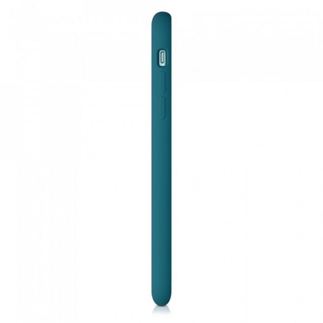 Husa iphone 12 / 12 pro din silicon moale, techsuit soft edge - dark green