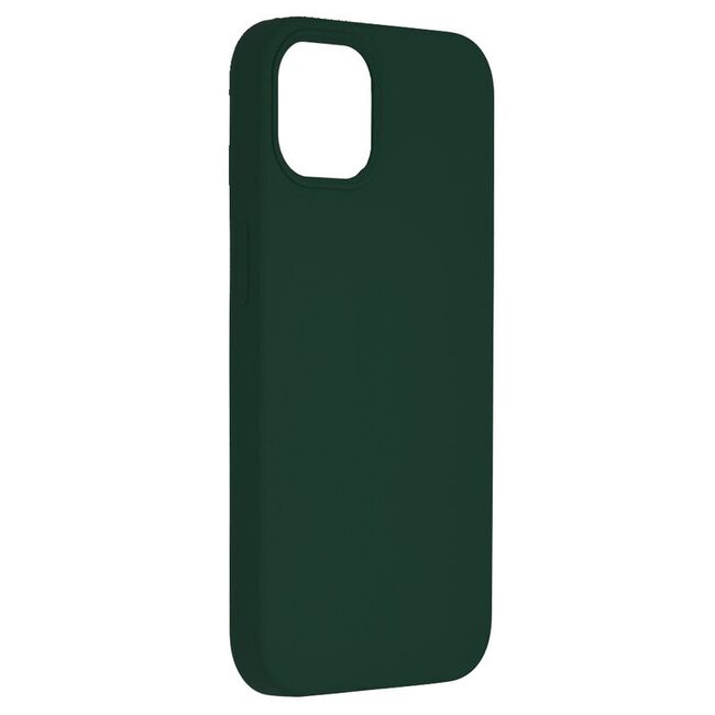 Husa iphone 13 mini din silicon moale, techsuit soft edge - dark green