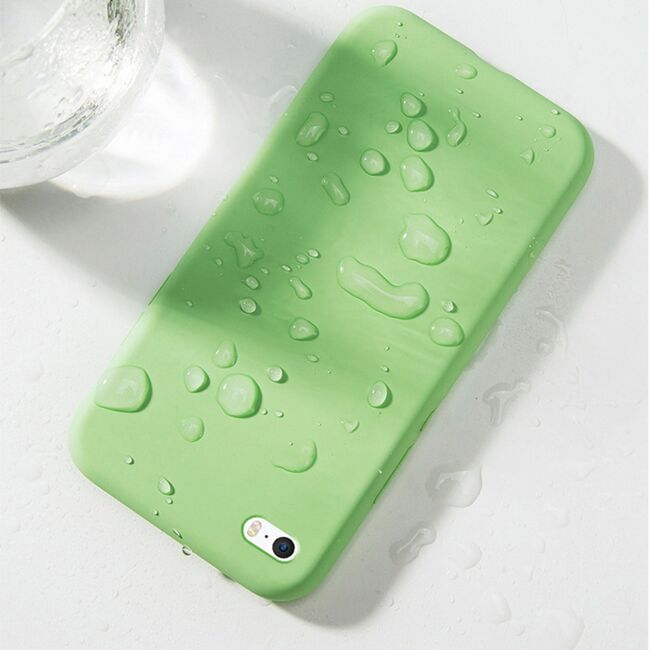 Husa iphone 5 / 5s din silicon moale, techsuit soft edge - negru